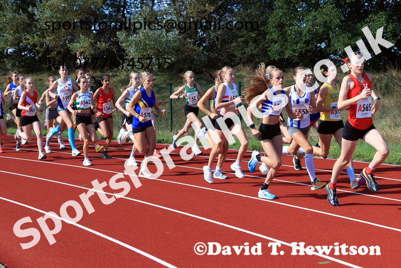 Girls Under-16s, 2026 Northern Mens 6 and Womens 4 Stage and Youngsters Relays, Silksworth, Sunderland. Photo: David T. Hewitson/Sports for All Pics